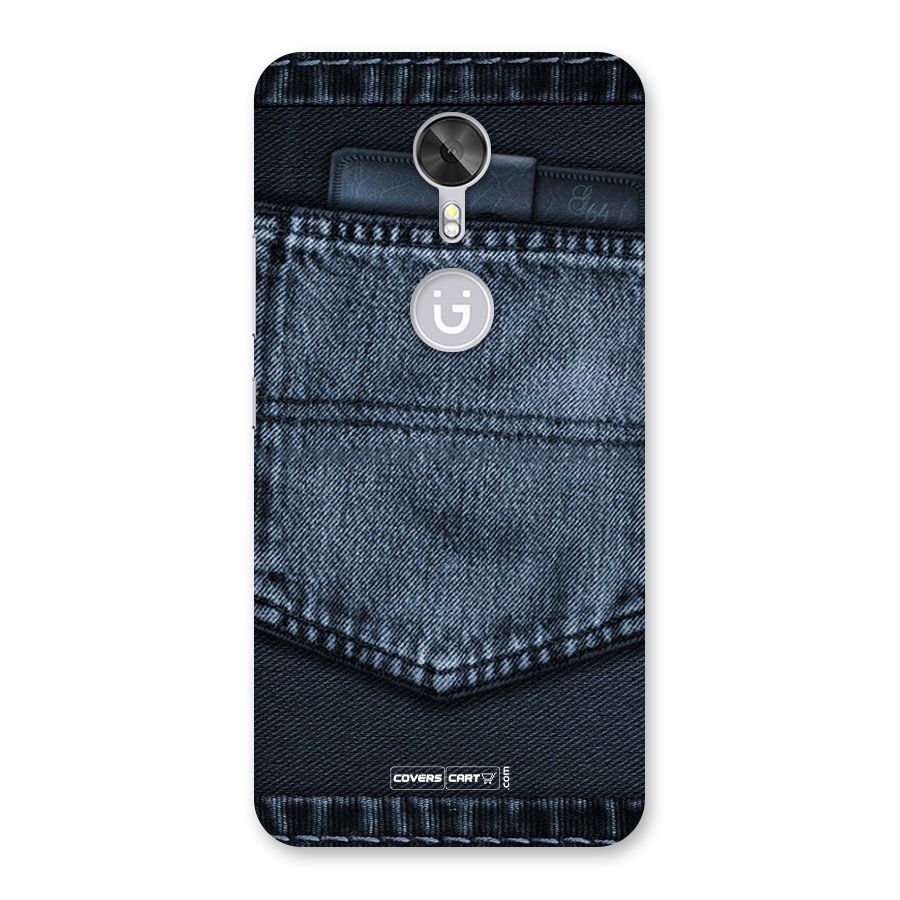 Blue Denim Back Case for Gionee A1