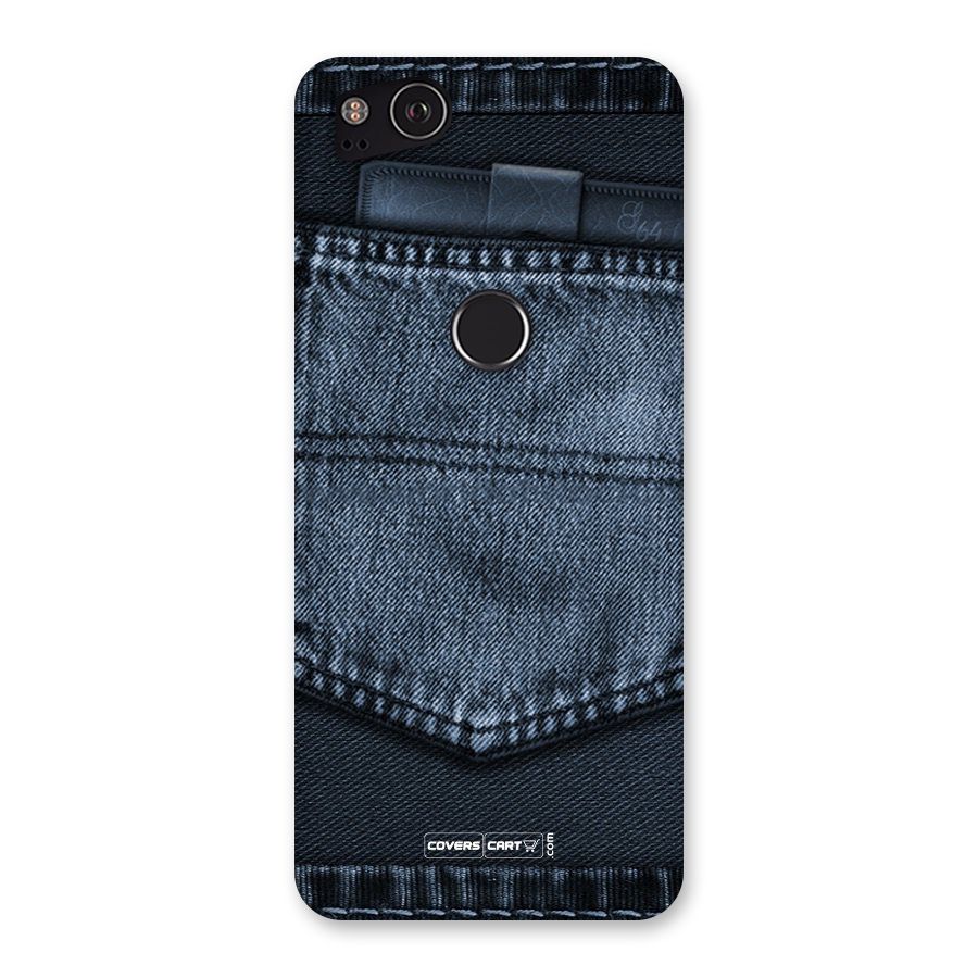 Blue Denim Back Case for Google Pixel 2