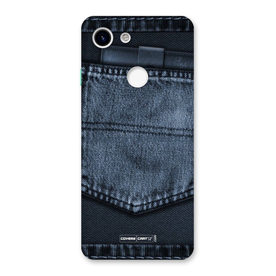 Blue Denim Back Case for Google Pixel 3