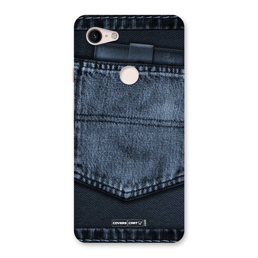 Blue Denim Back Case for Google Pixel 3 XL