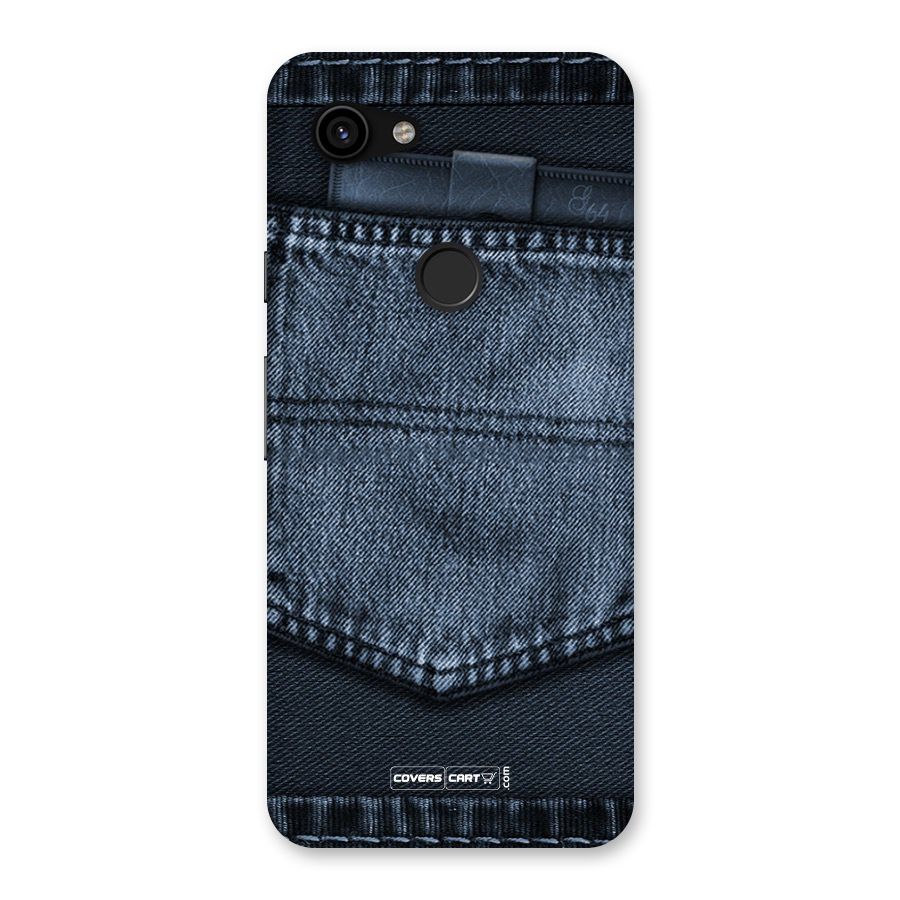 Blue Denim Back Case for Google Pixel 3a