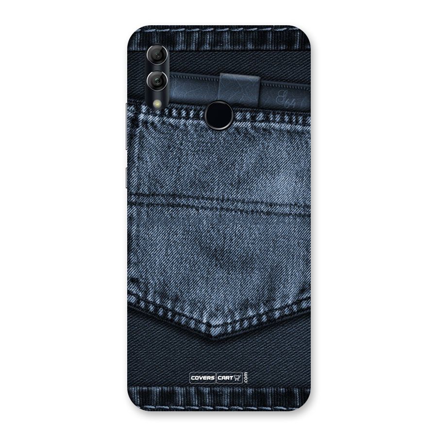 Blue Denim Back Case for Honor 10 Lite