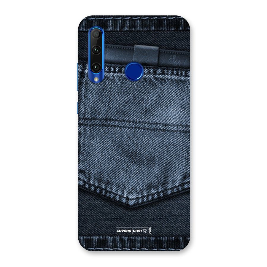 Blue Denim Back Case for Honor 20i