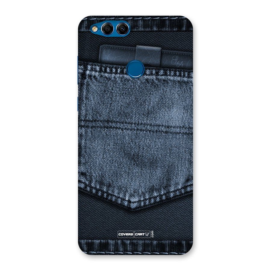 Blue Denim Back Case for Honor 7X