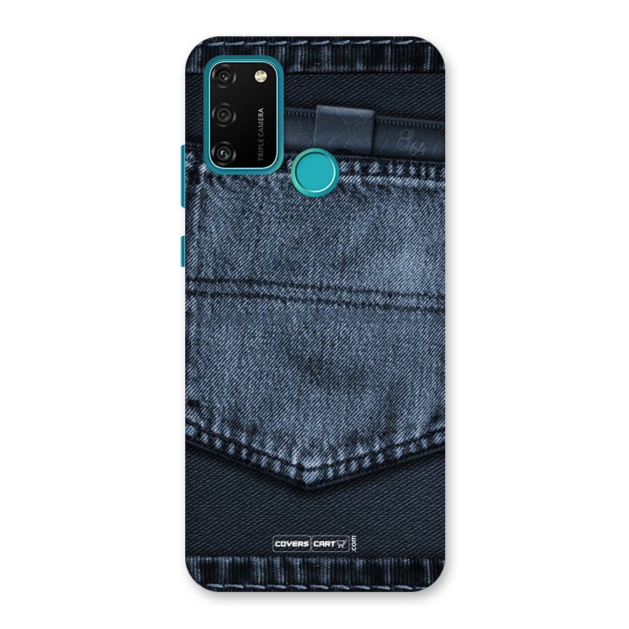 Blue Denim Back Case for Honor 9A