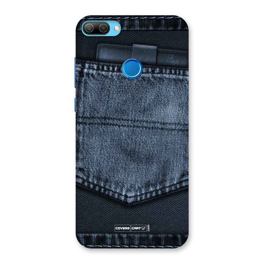 Blue Denim Back Case for Honor 9N