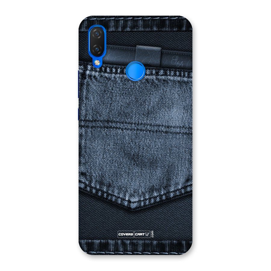 Blue Denim Back Case for Huawei P Smart+