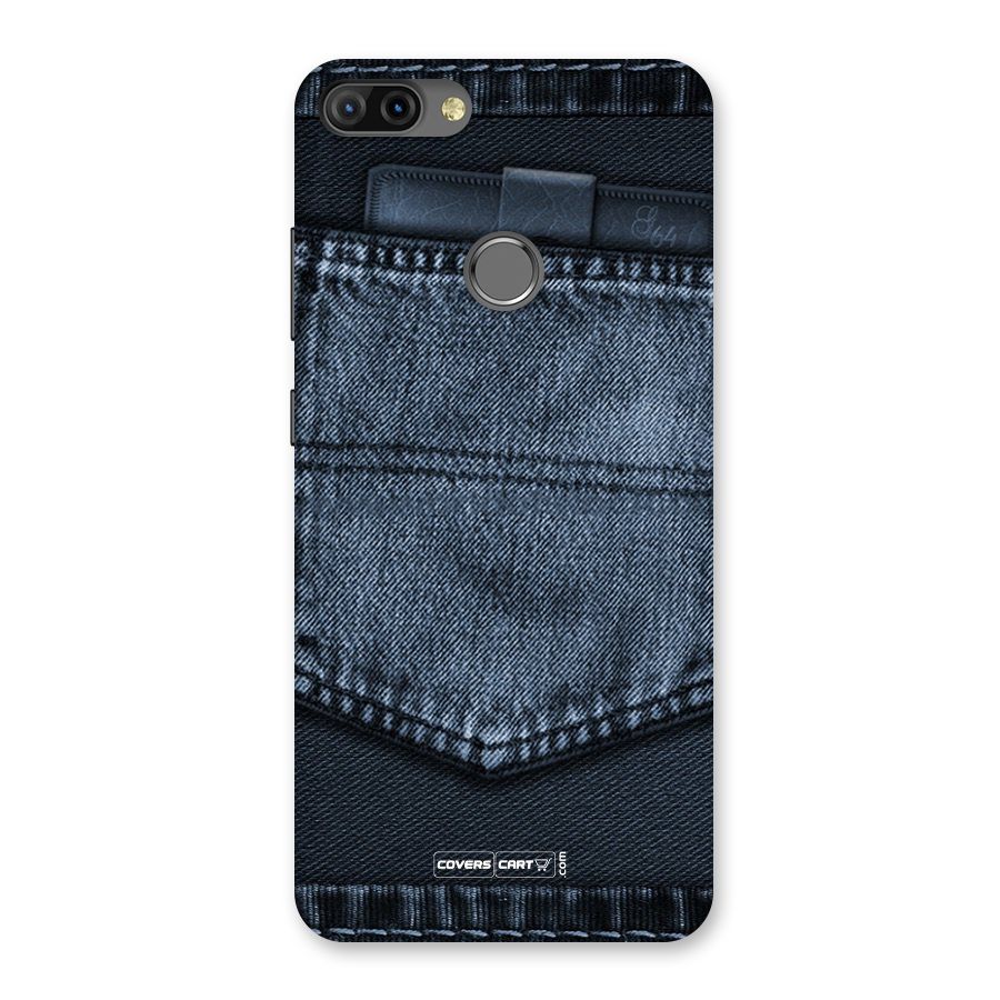Blue Denim Back Case for Infinix Hot 6 Pro