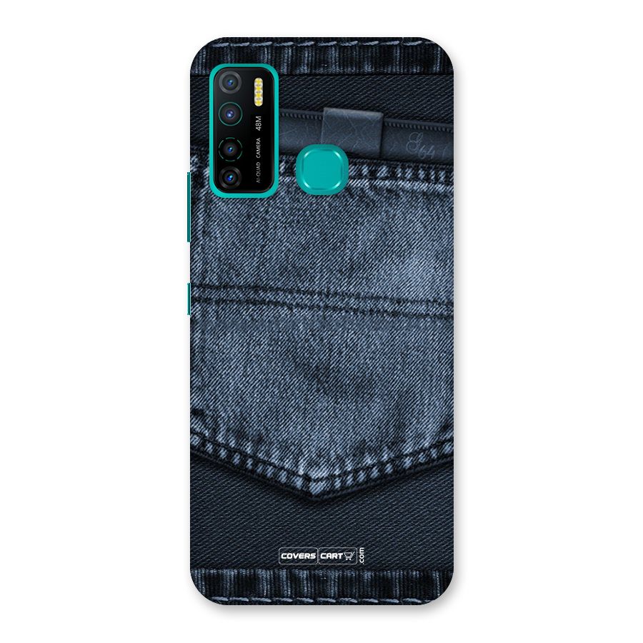 Blue Denim Back Case for Infinix Hot 9 Pro