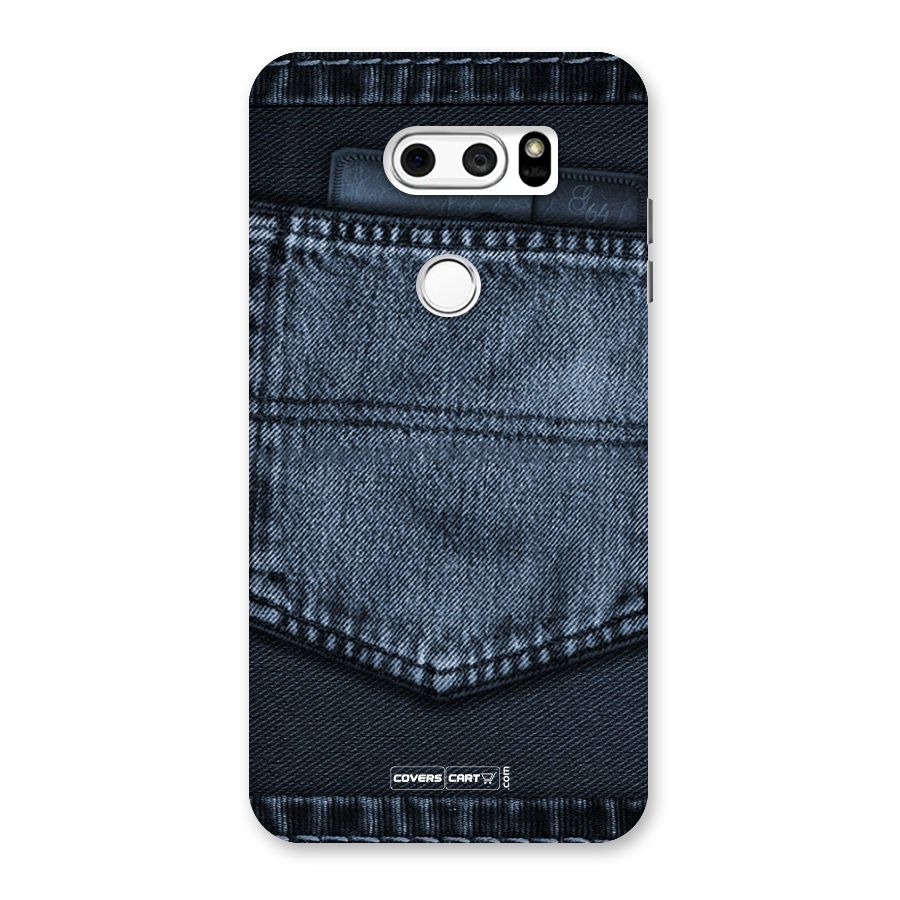 Blue Denim Back Case for LG V30