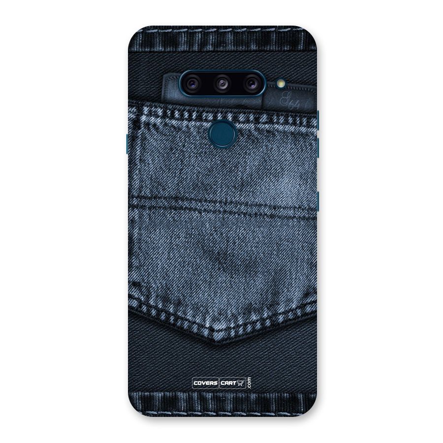 Blue Denim Back Case for LG  V40 ThinQ