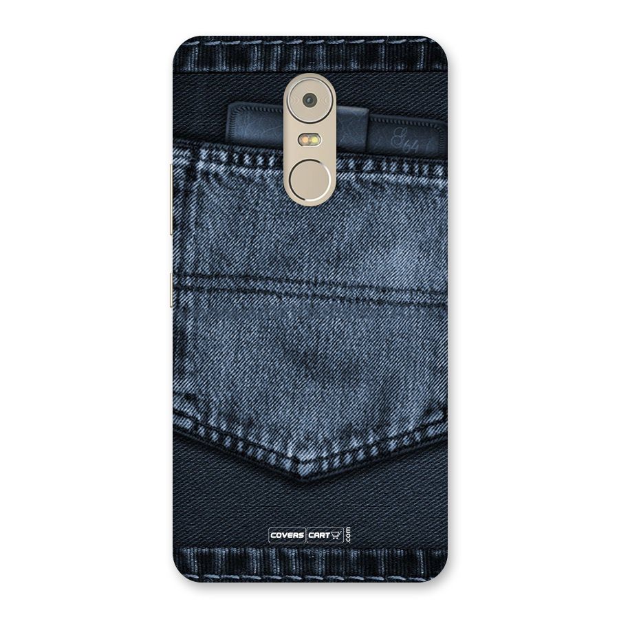 Blue Denim Back Case for Lenovo K6 Note