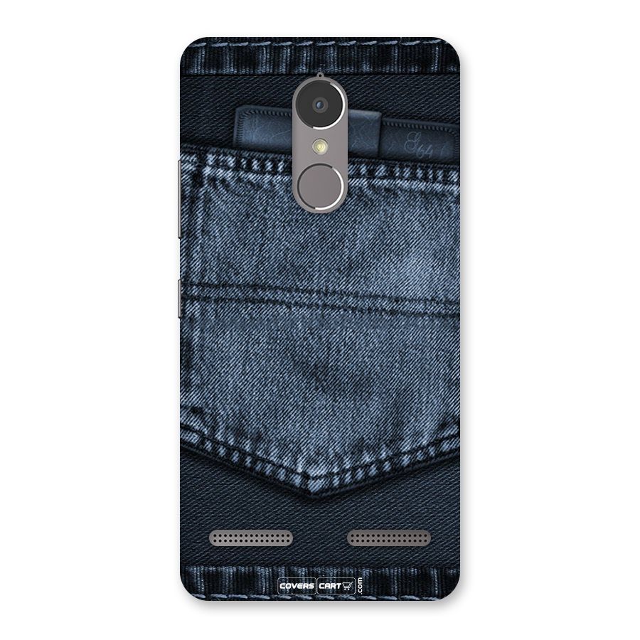 Blue Denim Back Case for Lenovo K6 Power