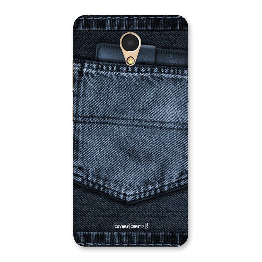 Blue Denim Back Case for Lenovo P2