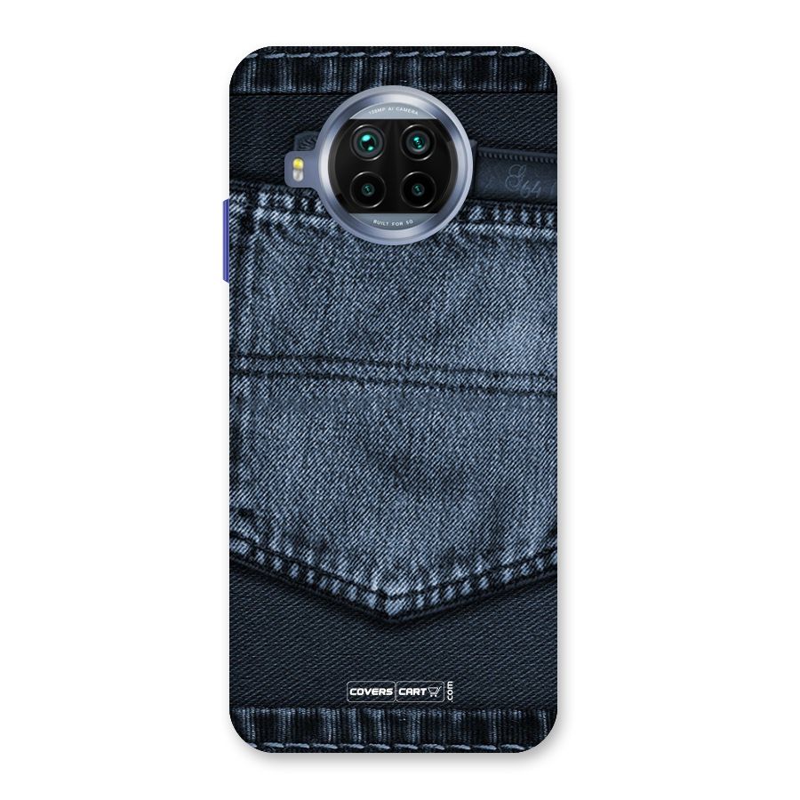Blue Denim Back Case for Mi 10i