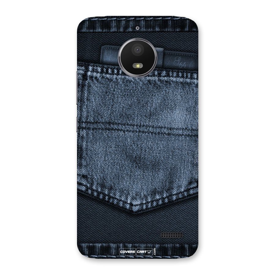 Blue Denim Back Case for Moto E4