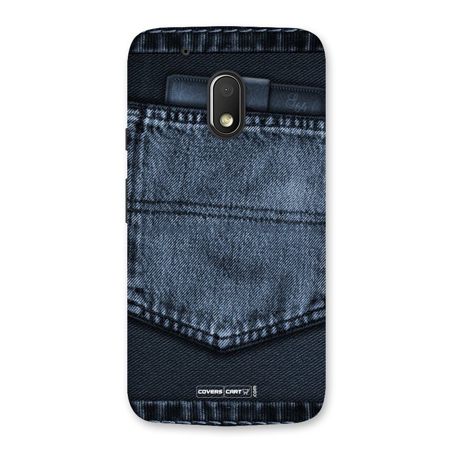 Blue Denim Back Case for Moto G4 Play
