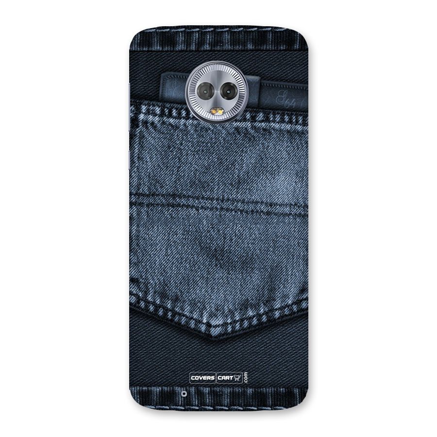 Blue Denim Back Case for Moto G6