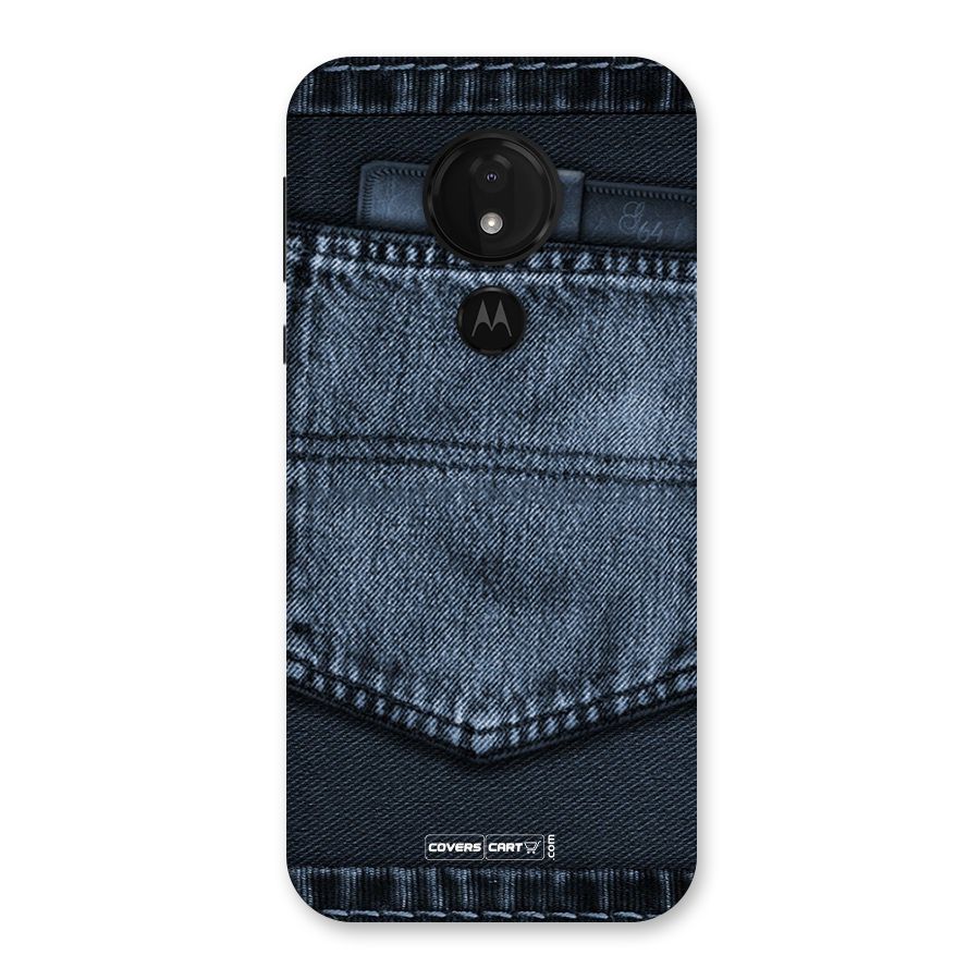 Blue Denim Back Case for Moto G7 Power