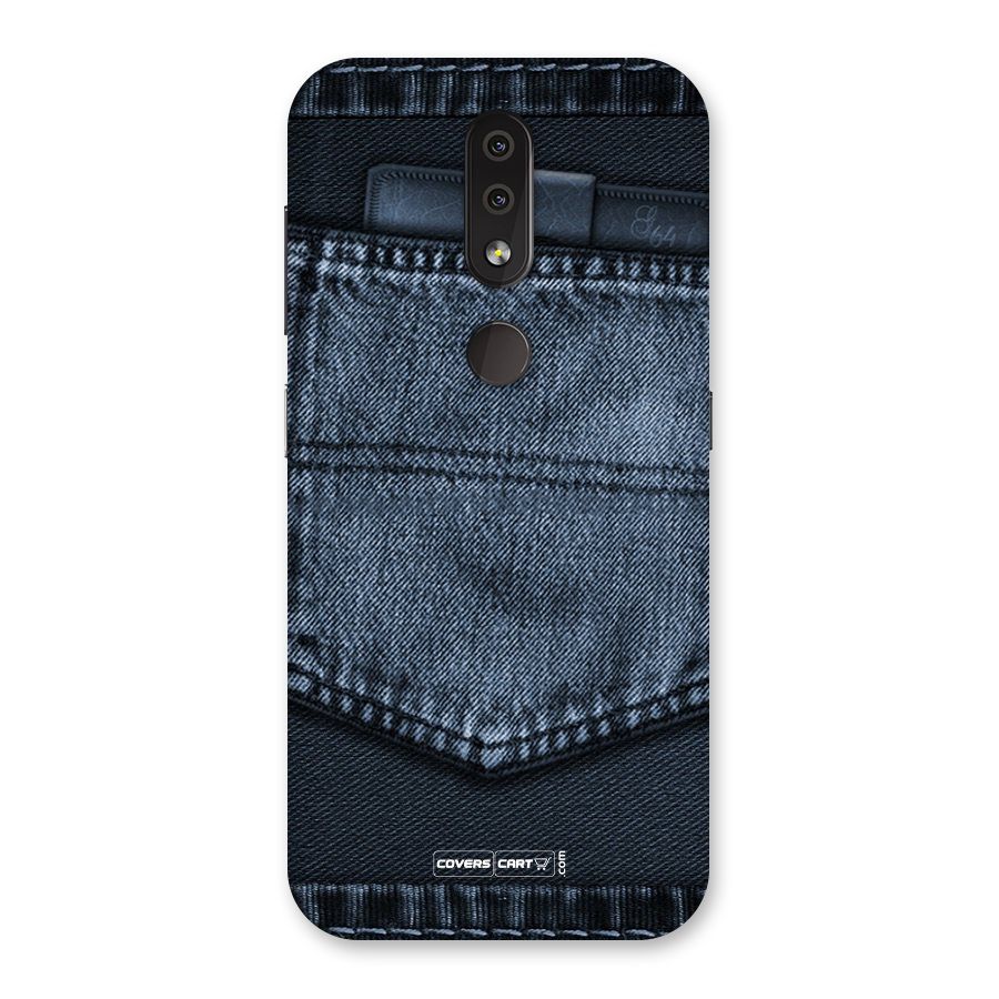 Blue Denim Back Case for Nokia 4.2
