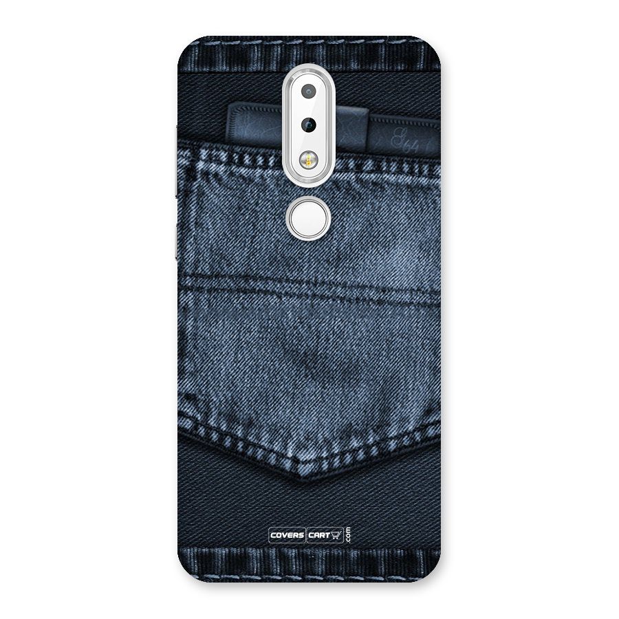 Blue Denim Back Case for Nokia 6.1 Plus