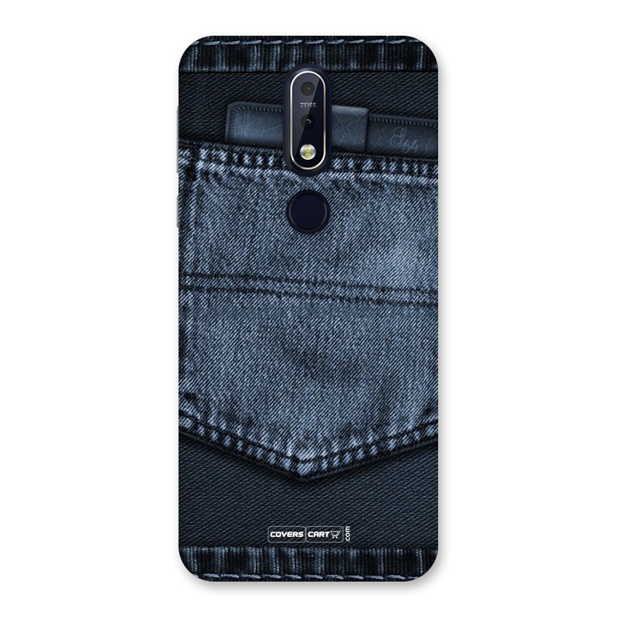 Blue Denim Back Case for Nokia 7.1
