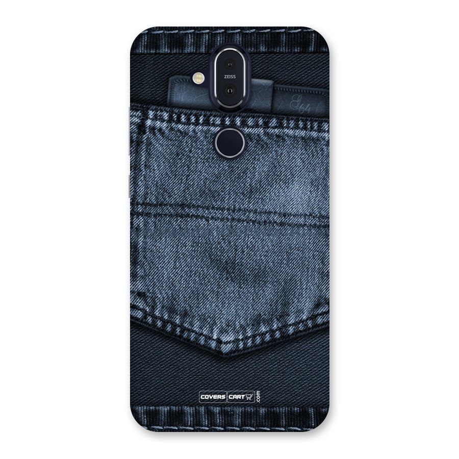 Blue Denim Back Case for Nokia 8.1