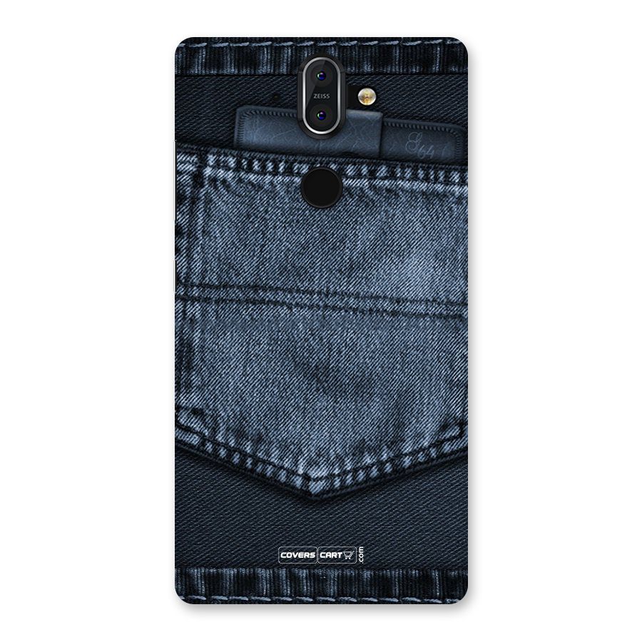 Blue Denim Back Case for Nokia 8 Sirocco