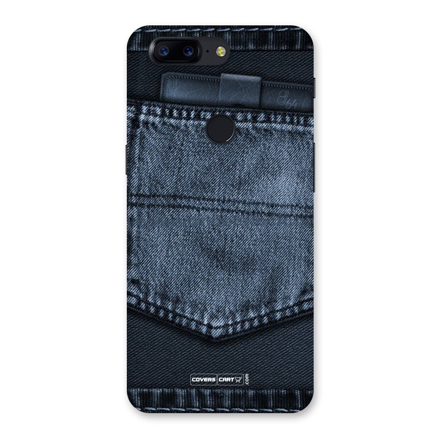 Blue Denim Back Case for OnePlus 5T