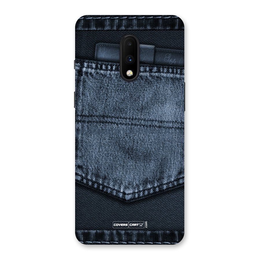 Blue Denim Back Case for OnePlus 7