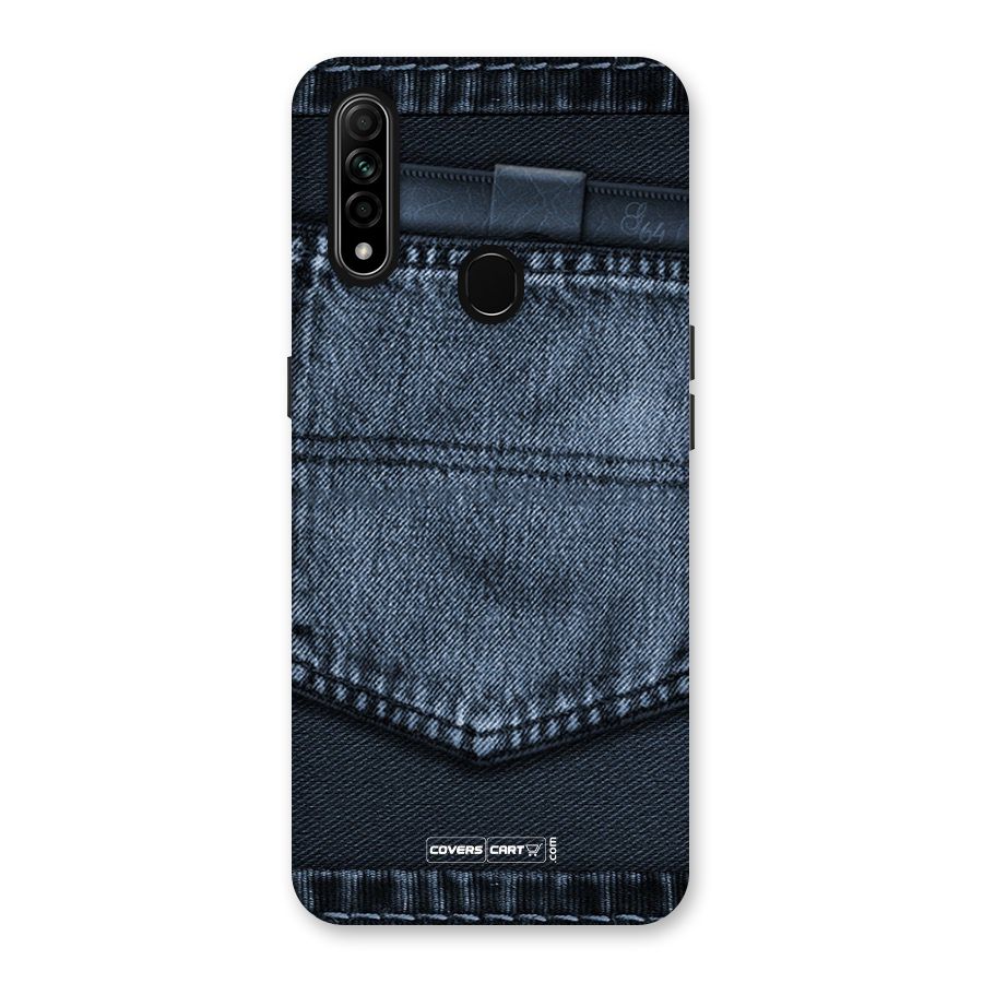 Blue Denim Back Case for Oppo A31