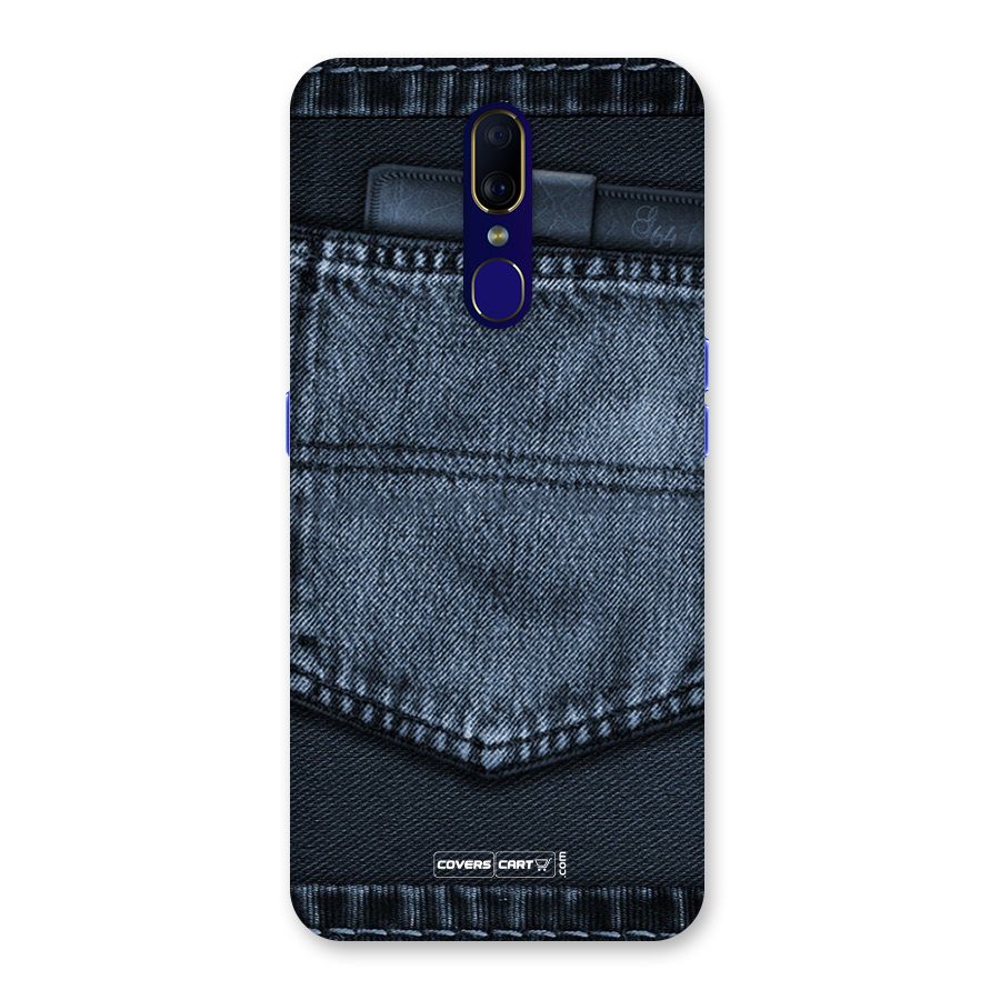 Blue Denim Back Case for Oppo A9