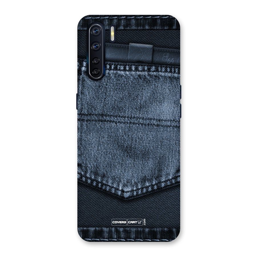 Blue Denim Back Case for Oppo F15