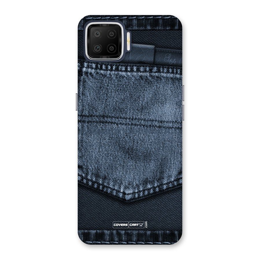 Blue Denim Back Case for Oppo F17