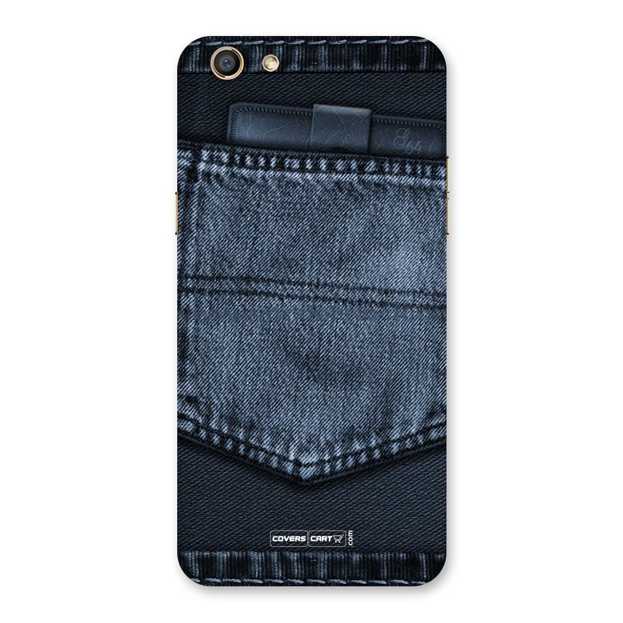 Blue Denim Back Case for Oppo F3
