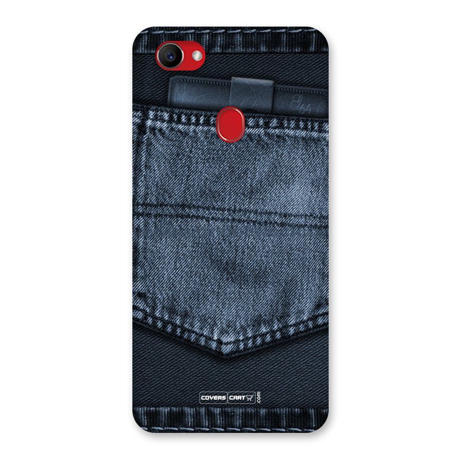 Blue Denim Back Case for Oppo F7