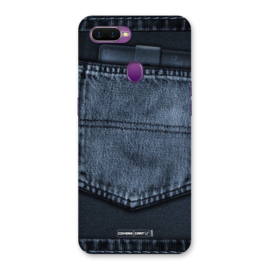 Blue Denim Back Case for Oppo F9