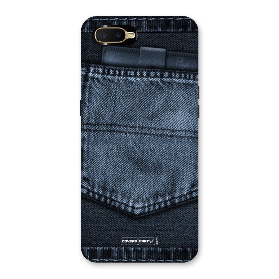 Blue Denim Back Case for Oppo K1