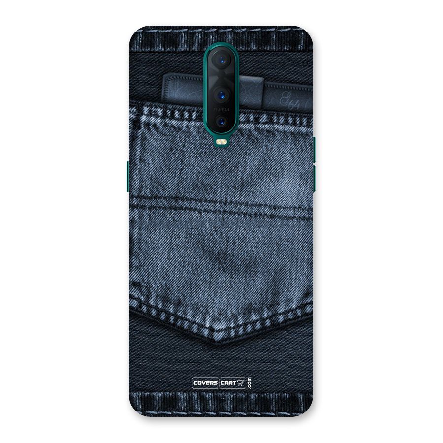 Blue Denim Back Case for Oppo R17 Pro