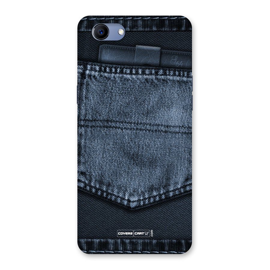Blue Denim Back Case for Oppo Realme 1