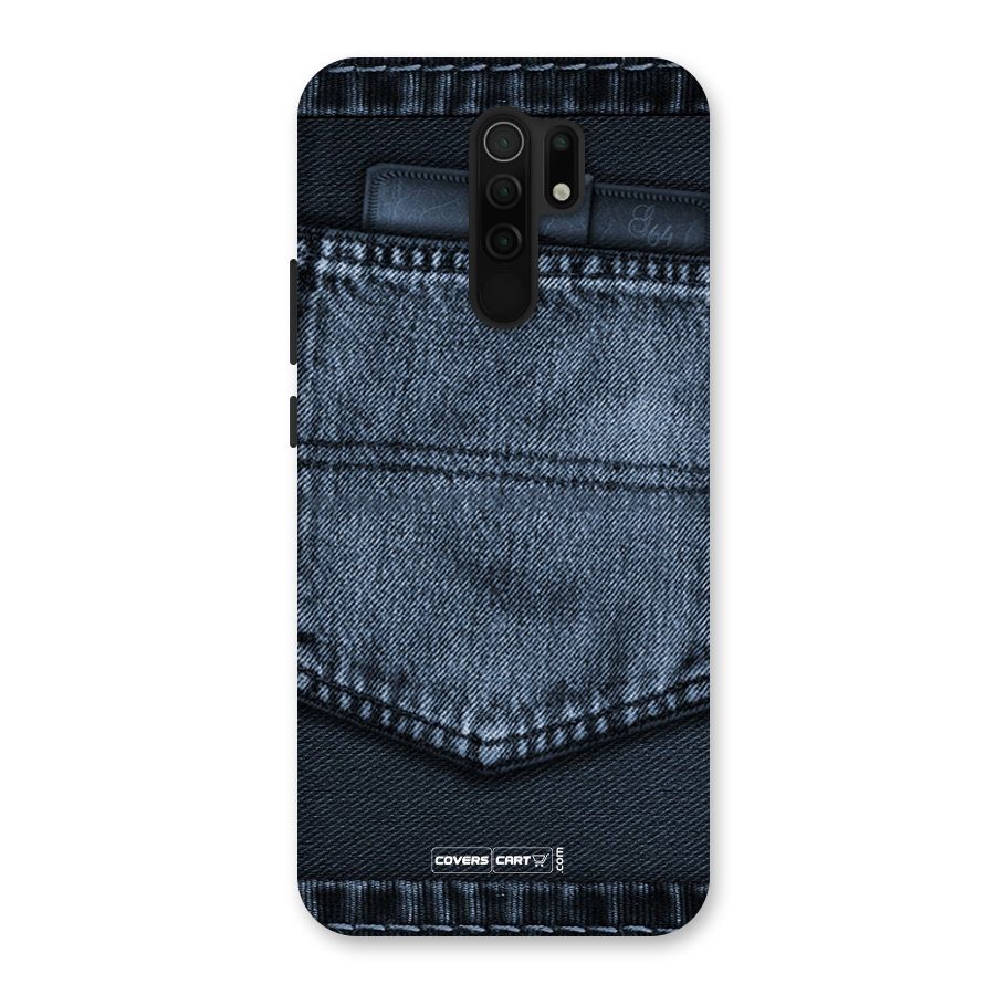 Blue Denim Back Case for Poco M2