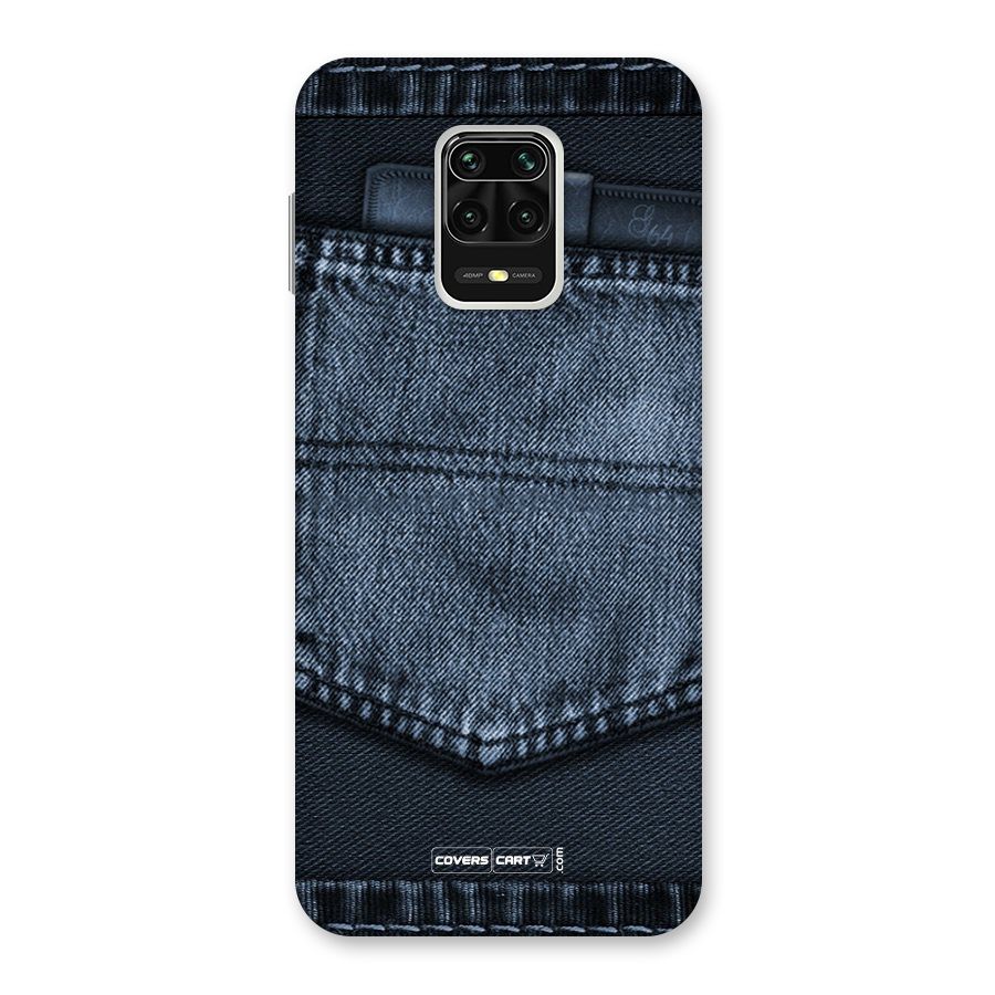 Blue Denim Back Case for Poco M2 Pro