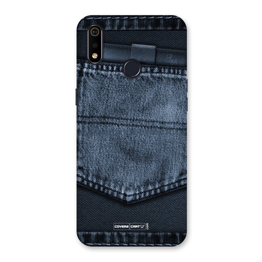 Blue Denim Back Case for Realme 3i