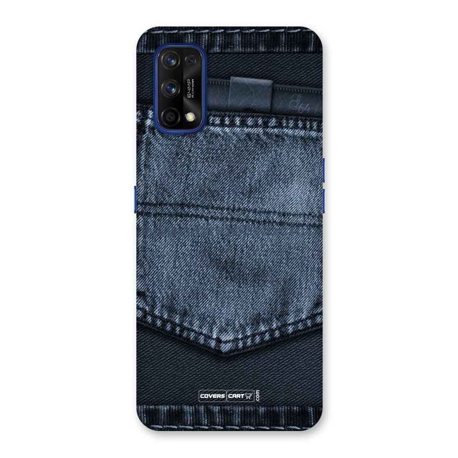 Blue Denim Back Case for Realme 7 Pro