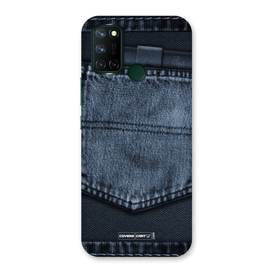 Blue Denim Back Case for Realme 7i