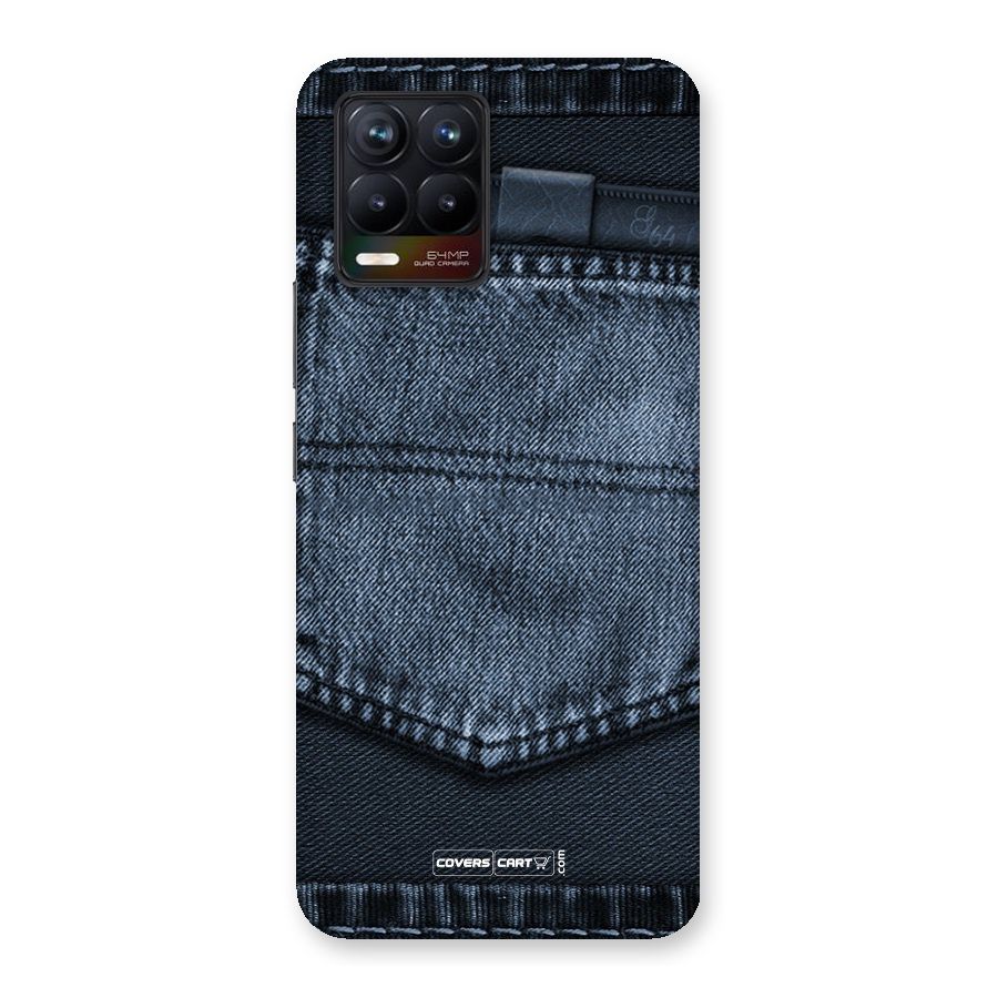Blue Denim Back Case for Realme 8