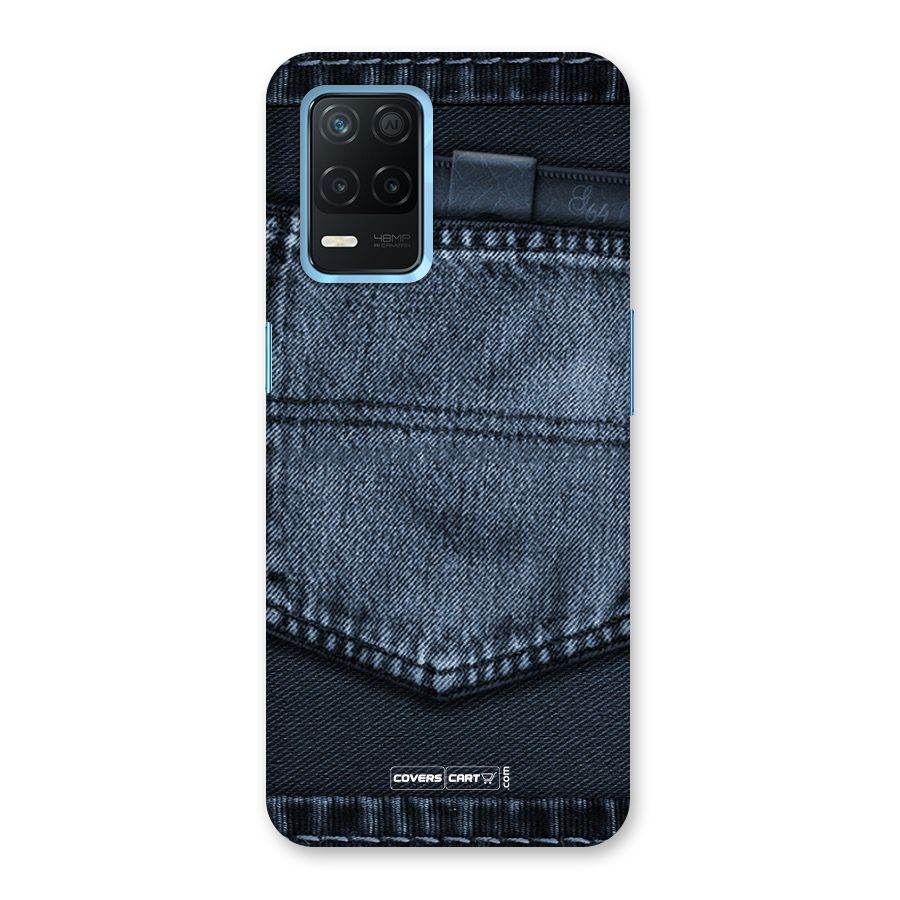 Blue Denim Back Case for Realme 8s 5G