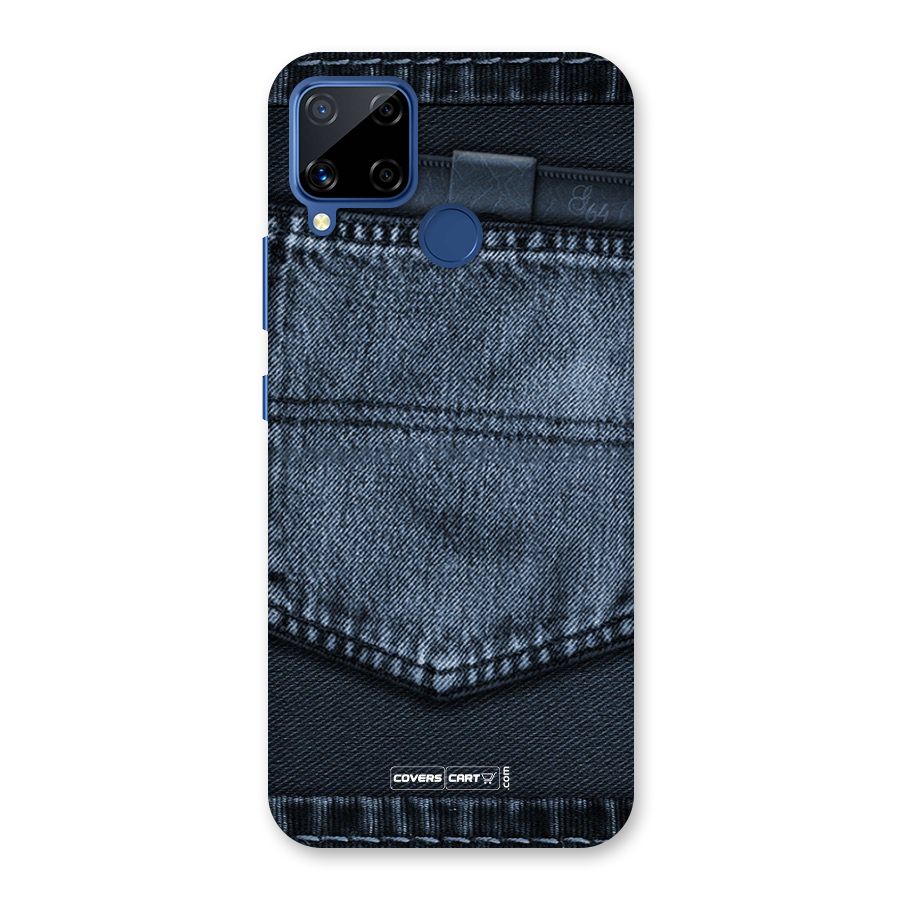 Blue Denim Back Case for Realme C15
