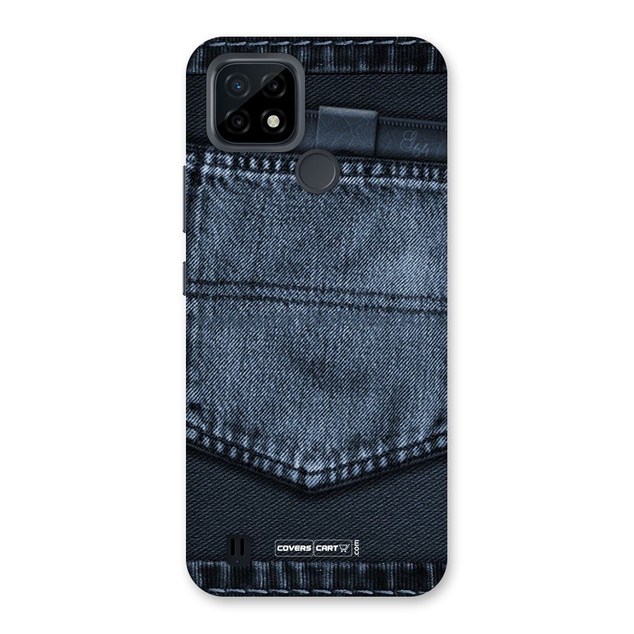 Blue Denim Back Case for Realme C21