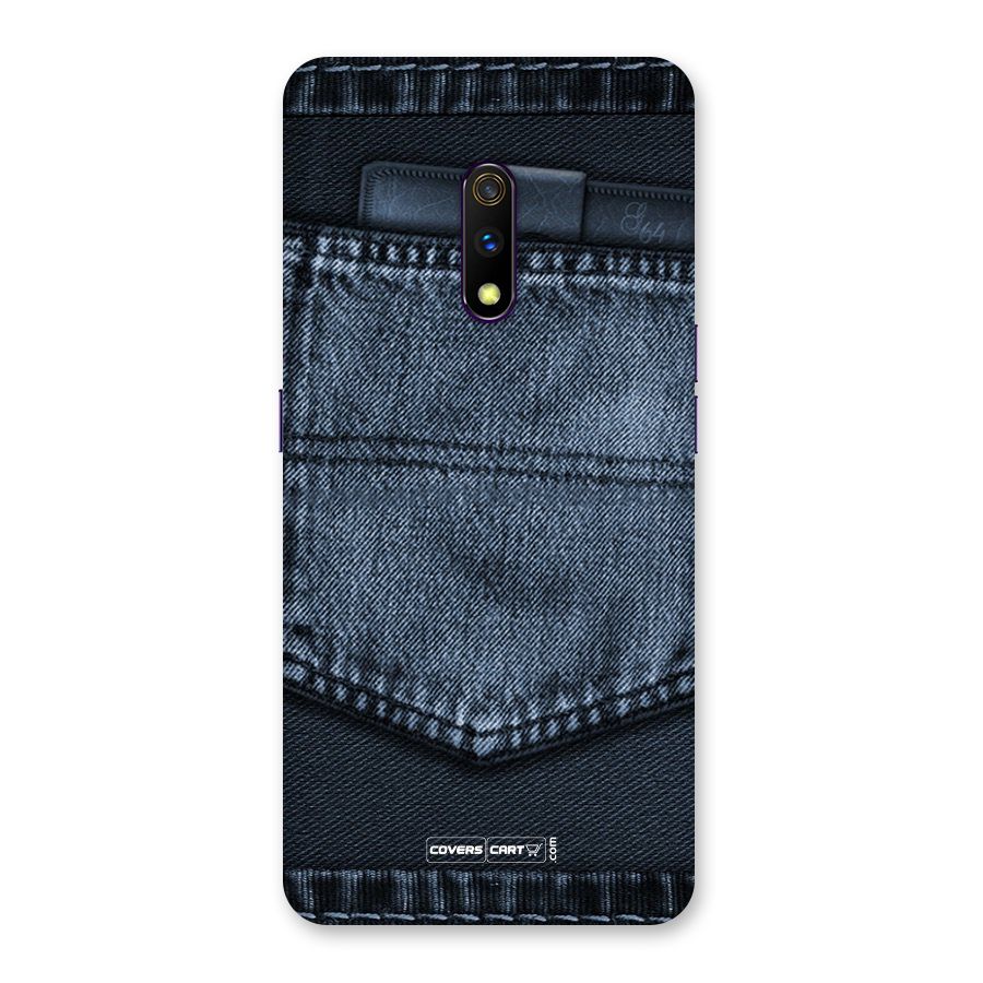 Blue Denim Back Case for Realme X
